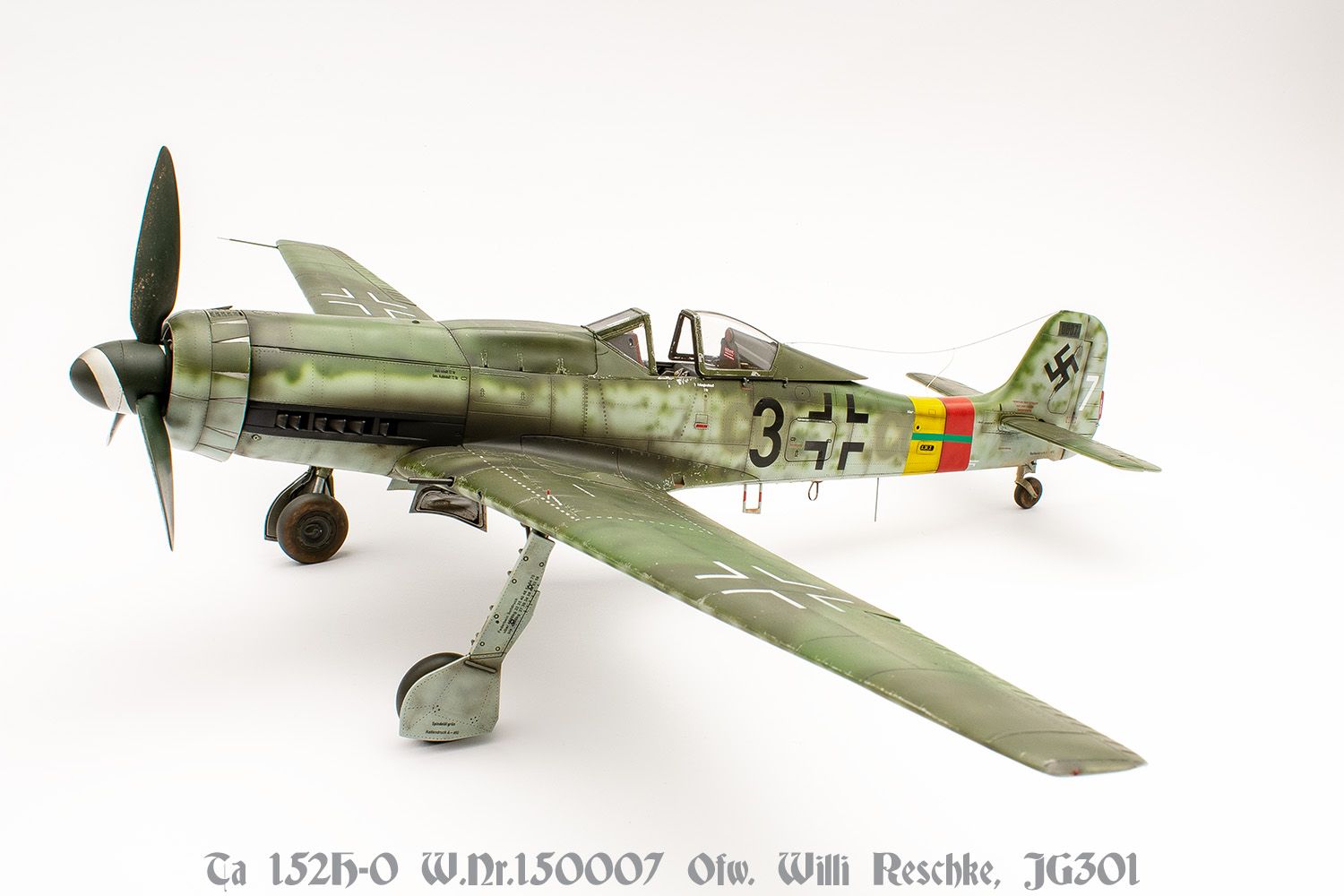 Focke Wulf Ta 152h 0 W Nr 150007 Ofw Willi Reschke Jg 301 Ready